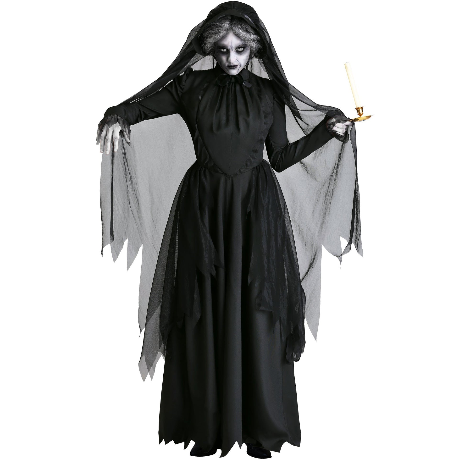 Women's Female Witch Clothes Zombie Vampire Bride Costumes