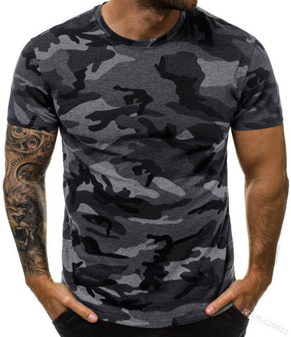 Men's Round Neck Tight Sexy Casual Sports Blouses
