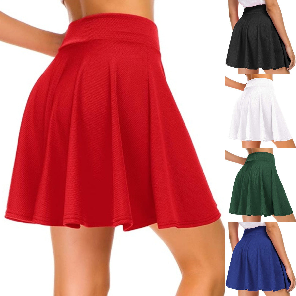 Women's Basic Style Solid Color Casual Skirts
