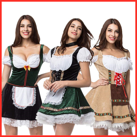 Costumes de robe de bar d'Halloween de bière de Munich en Allemagne