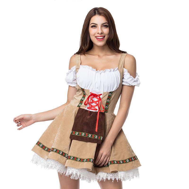 Costumes de robe de bar d'Halloween de bière de Munich en Allemagne