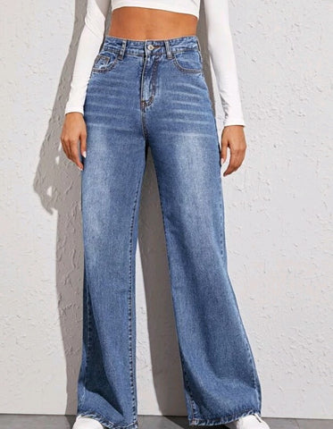 Women's Beautiful Unique Elegant Stylish Loose Jeans
