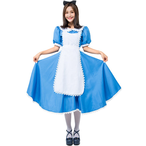 Alice Anime Maid Blue Ware Holy Costumes