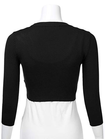 Graceful Casual Long Sleeves Cropped Small Knitwear
