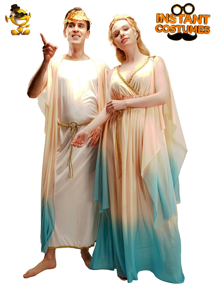 Female Couple Models Greek Mythology Character Costumes