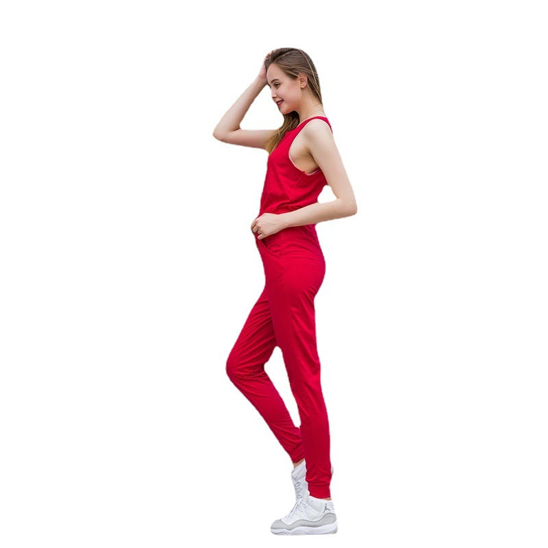Women's Summer Fashion High Waist Belly Contracting Jumpsuits