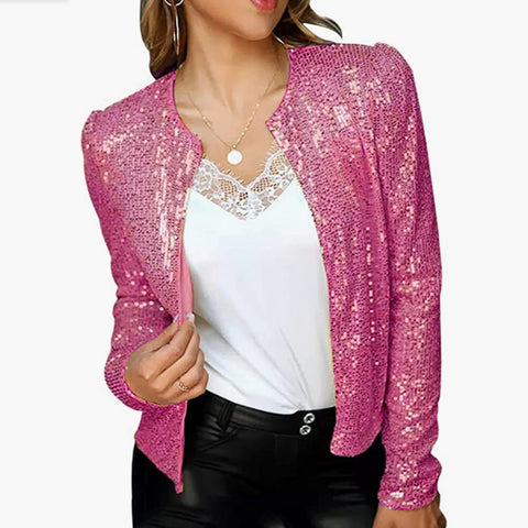 Women's Elegant Spring Fashion Sequined Casual Knitwear