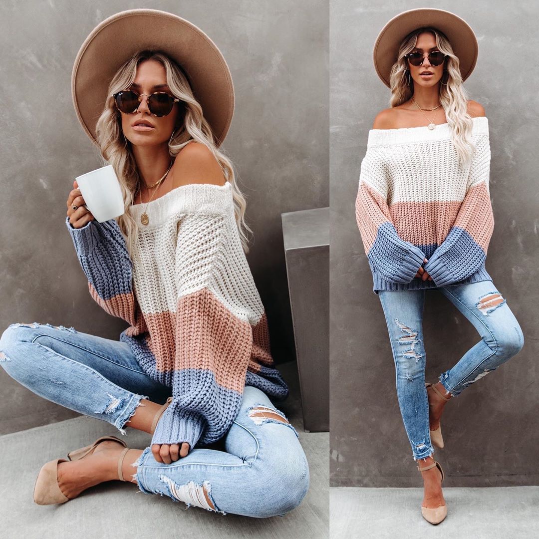 Women's Cool Slouchy Comfortable Winter Thickened Knitwear