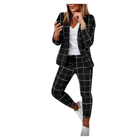 Women's Slouchy Casual Fashion Set Small Suits