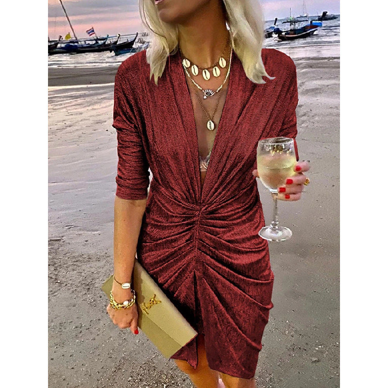 Long Sleeve Dress Casual Loose Party Dresses