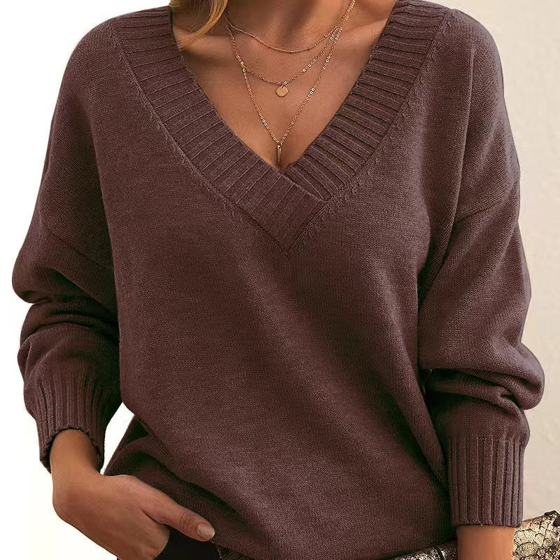 Women's Charming Knitted Pullover Loose Casual Knitwear