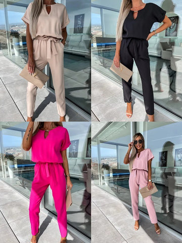 Creative Comfortable Casual Fashion Solid Color Jumpsuits