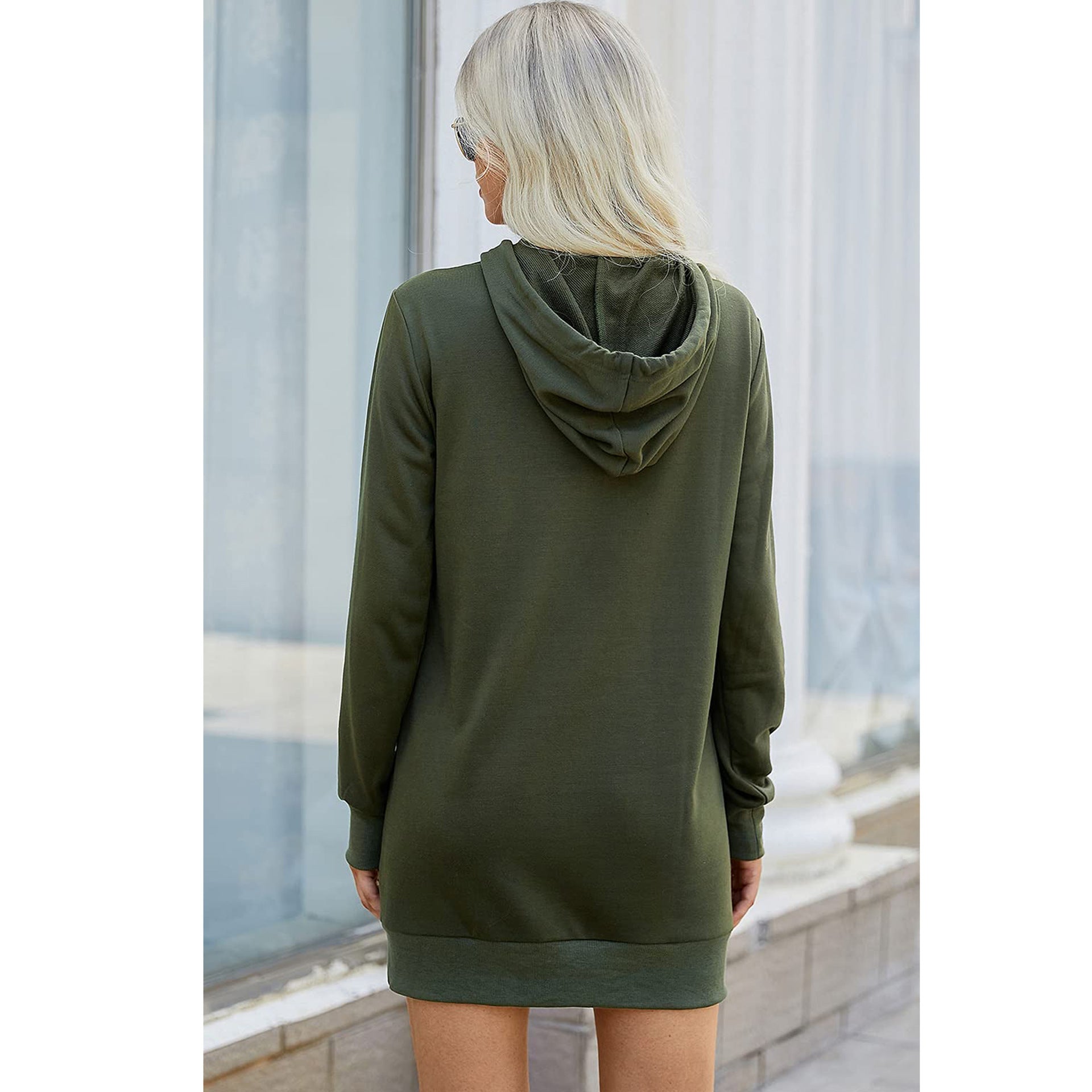 Women's Charming Unique Hooded Dress Casual Dresses