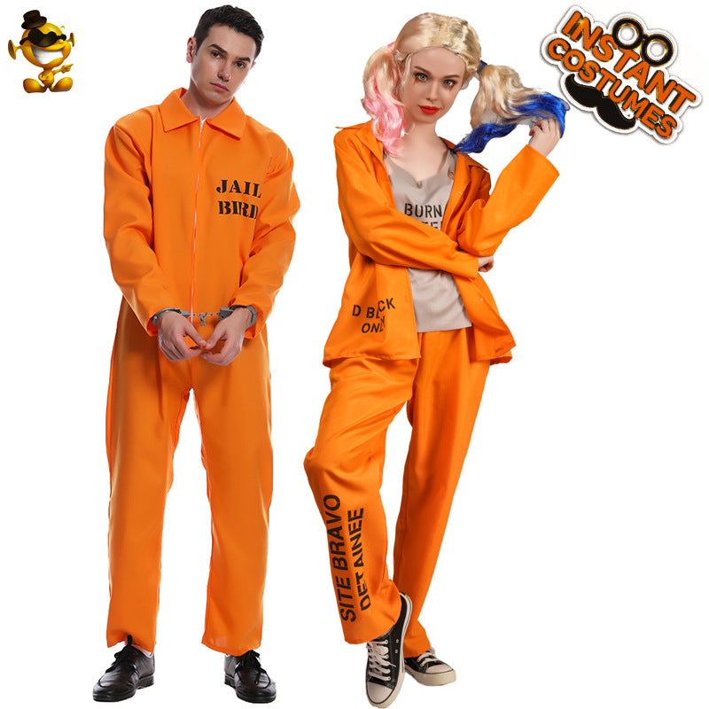 Women's & Men's & Halloween Big And Couple Orange Costumes