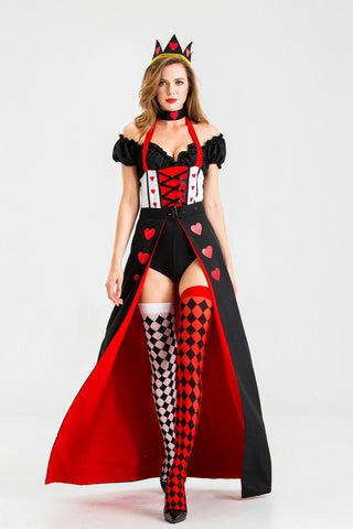 Red Heart Queen Halloween Witch Vampire Costumes