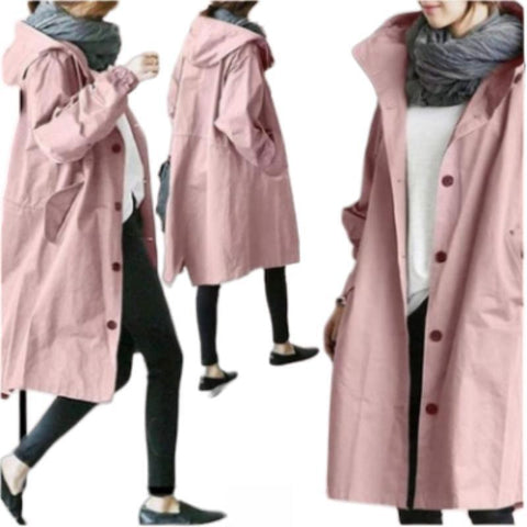 Coupe-vent de Style décontracté pour femmes, petits manteaux mi-longs d'automne