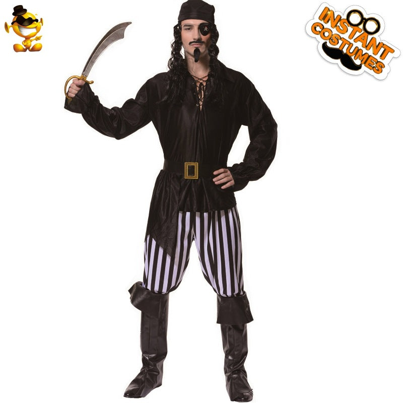 Men's Adult Big Male Pirate Party Role Costumes