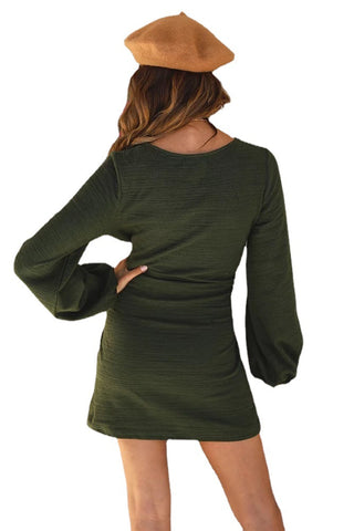 Women's Graceful Casual Knitted Long-sleeved Dress Clothing