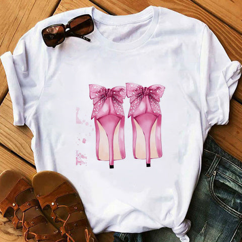 Women's High Heels Simple Casual Cute Clothes Blouses