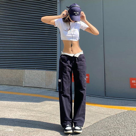 Autumn Fashion Street Trend Hipster High Pants