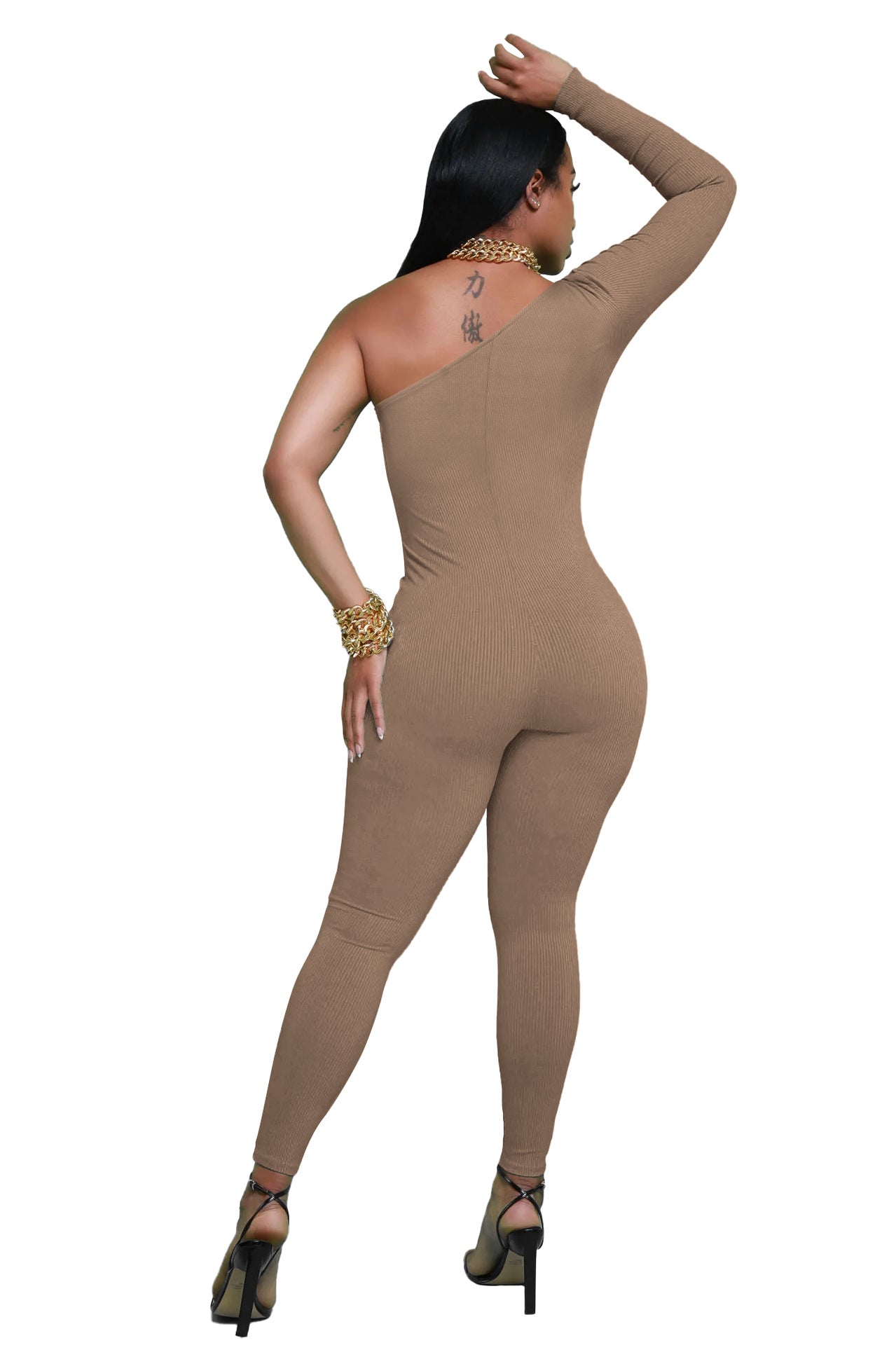 Women's Autumn Oblique Shoulder Comfortable Breathable Jumpsuits