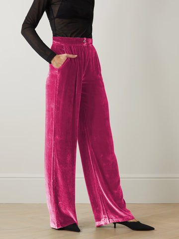 Pantalon de style français pour femme Design Fluff Pantalon élégant