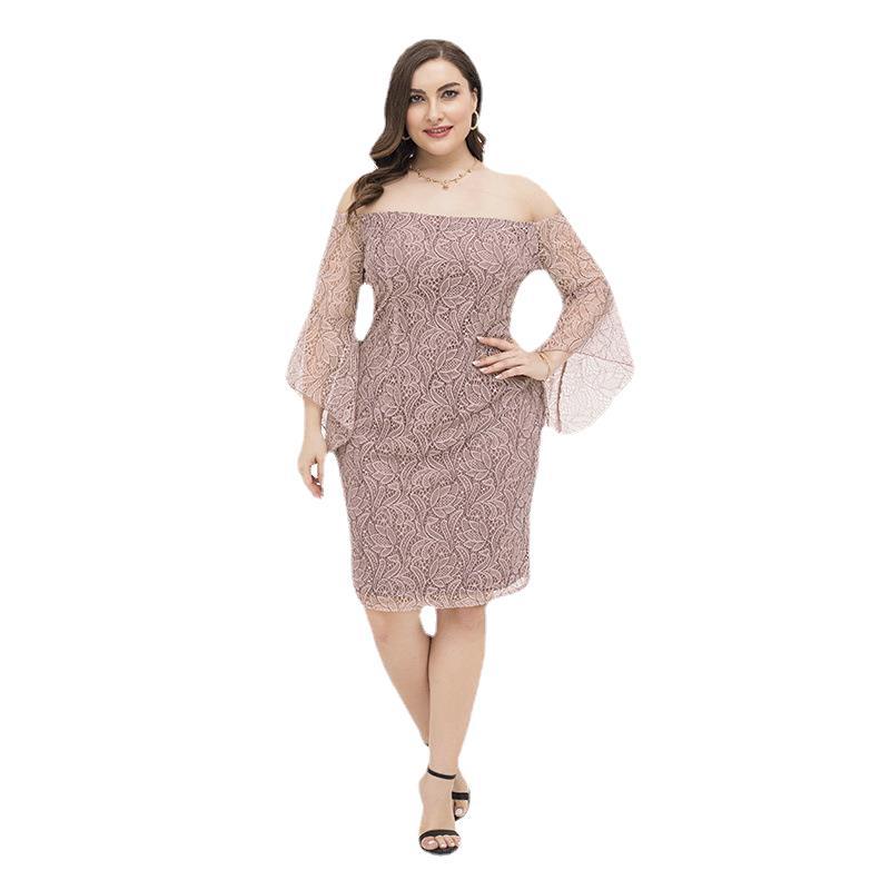 Women's Large Lace Dress For Fat Dresses