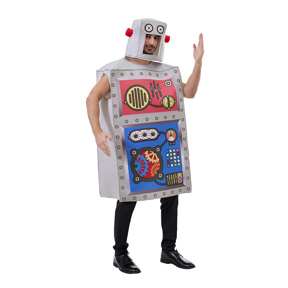 Erwachsene Roboter-Schwamm-Alien-Lego-lustige Kostüme