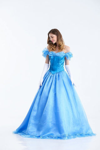 Adult Cinderella Princess Dress Fairy Tale Costumes