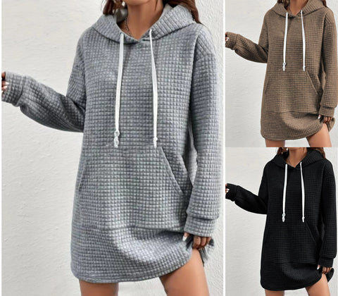 Women's Creative Charming Casual Hooded Dress Sweaters