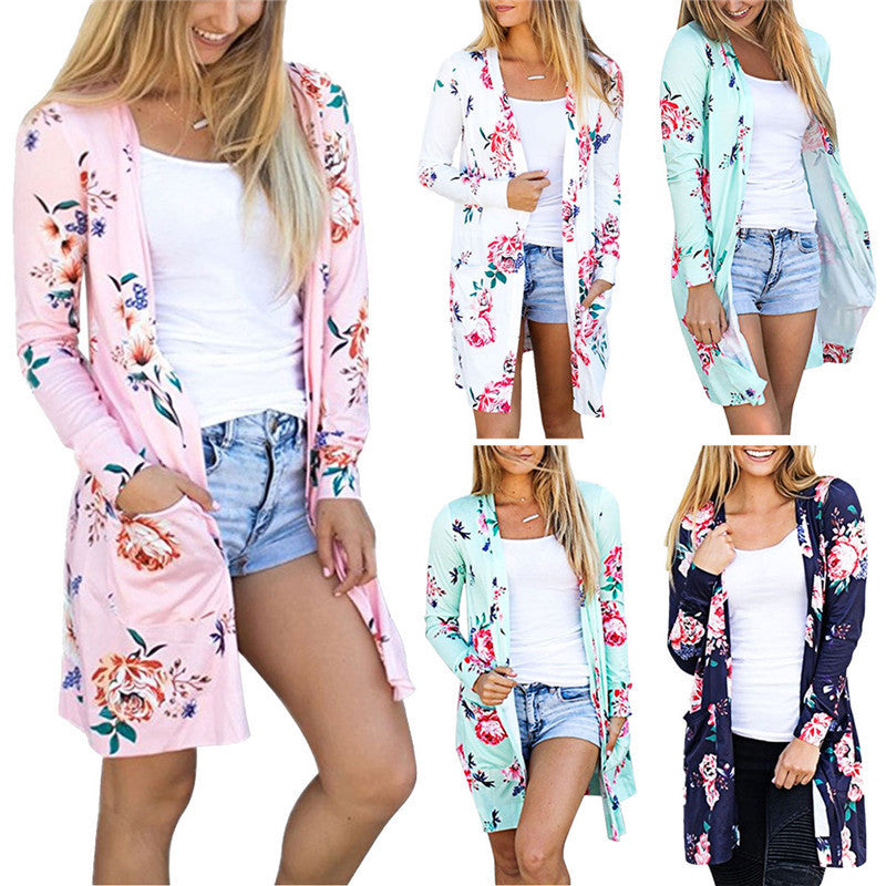 Attractive Beautiful Casual Innovative Charming Printed Cardigans