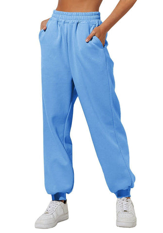 Pantalon sweat-shirt décontracté pour femme, taille ample, confortable, jogging