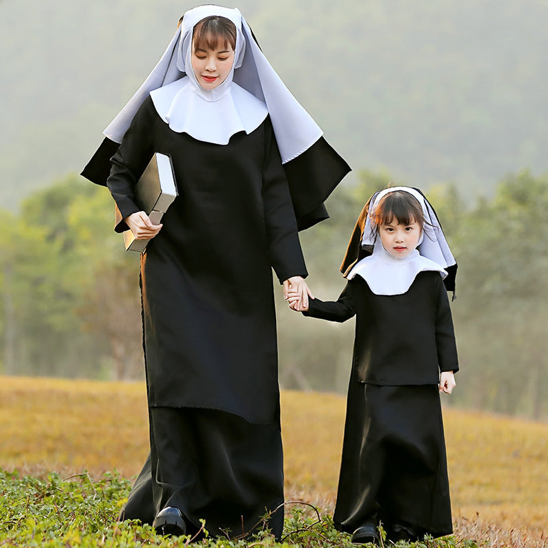 Professional Nun Choir Stage Party Game Costumes
