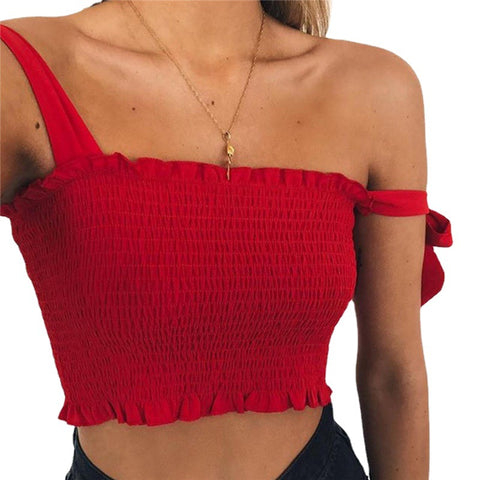 Women's Stylish Comfortable Knotted Solid Color Tops