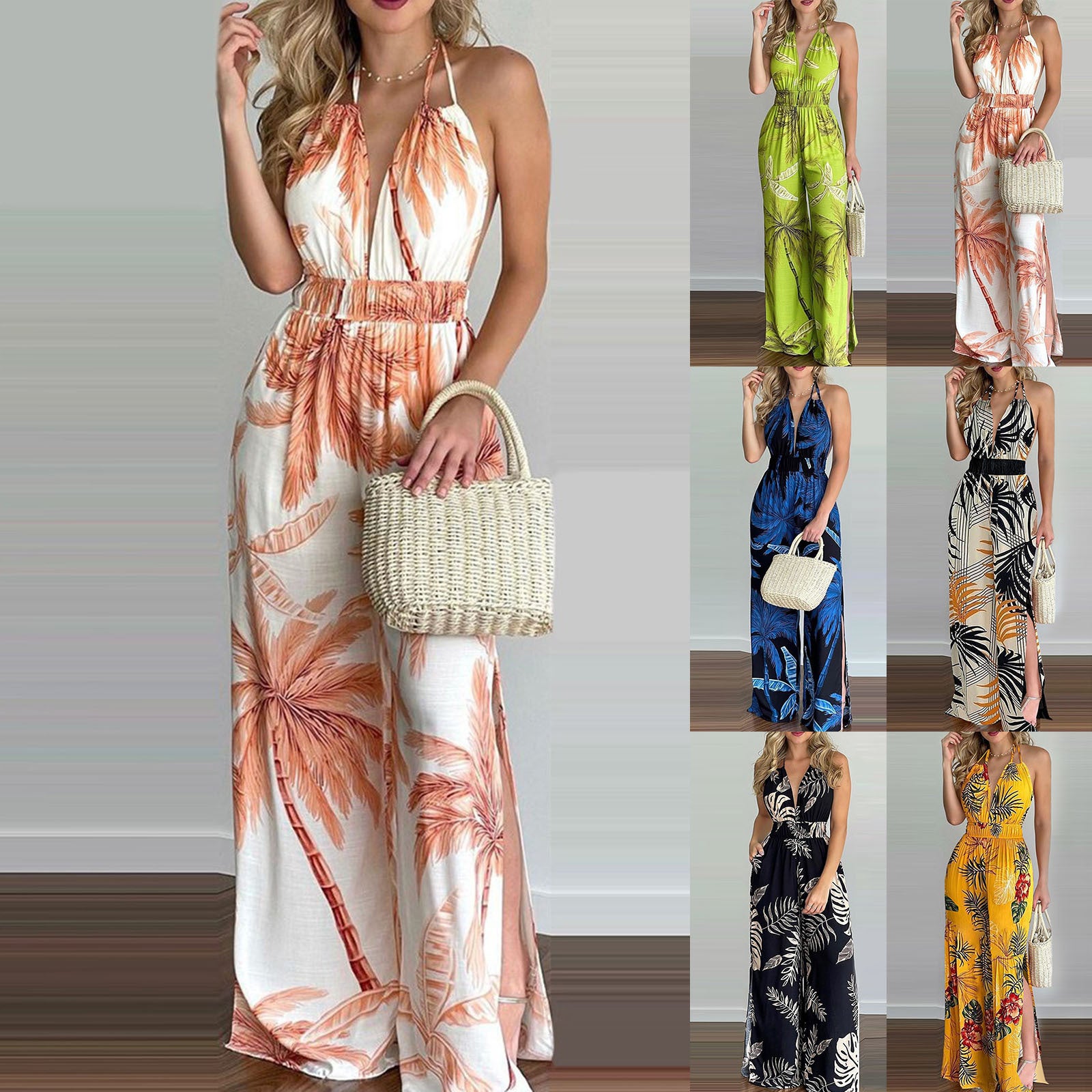 Casual Women's Dress Digital Printing Colorful Dresses
