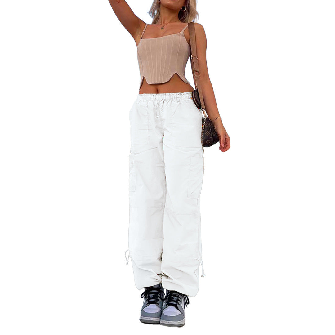 Women's Attractive Loose Straight Cargo Casual Pants