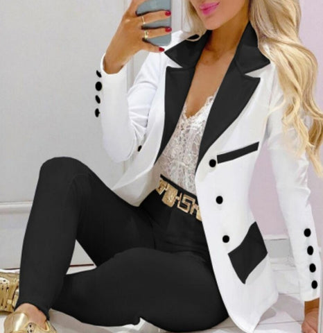 Women's Popular Example Casual Fashion Set Suits