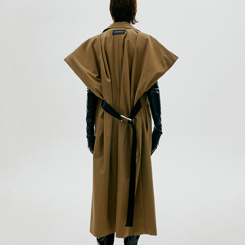 Women's Windbreaker Autumn Cloak Design Double Breasted Coats