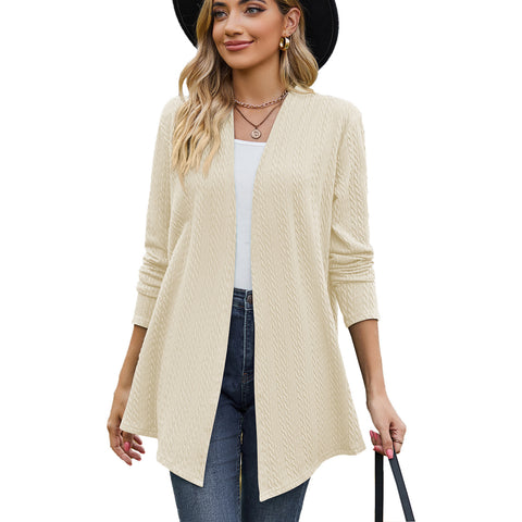 Women's Solid Color Long Sleeve Loose Tops