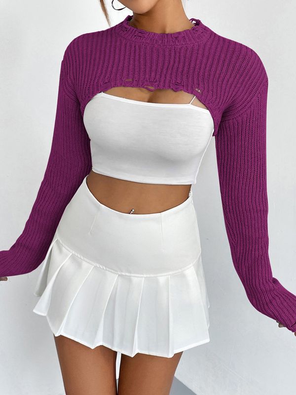 Women's Pullover Knitting Niche Design Outer Sexy Knitwear