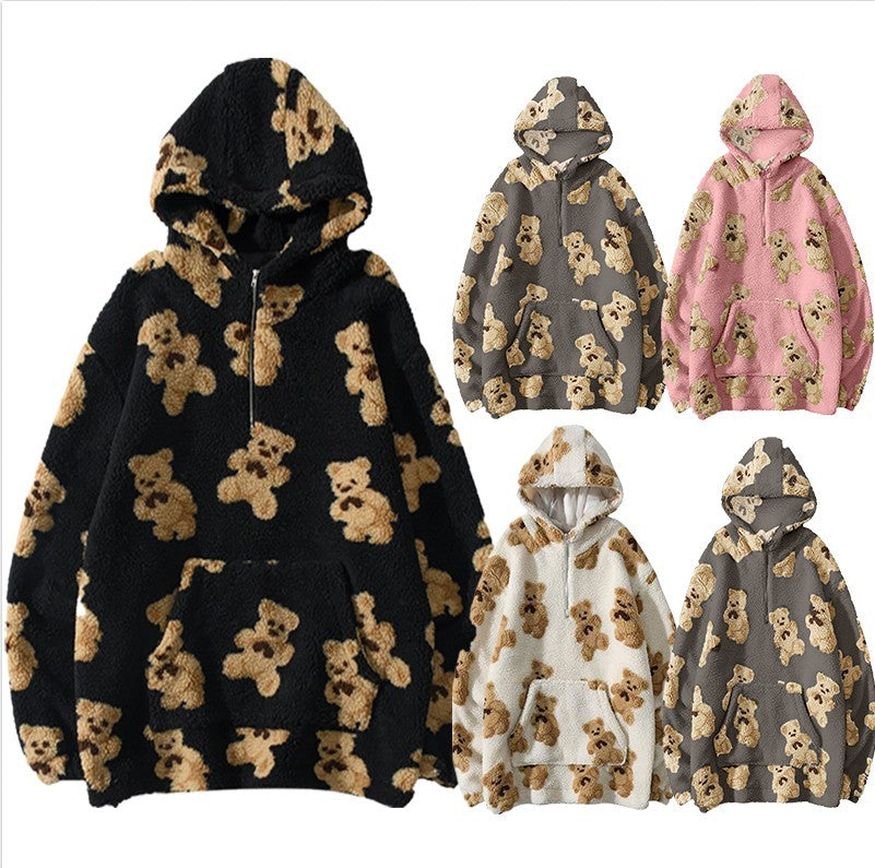 Women's & Men's & Winter Fashion And Bear Hooded Sweaters