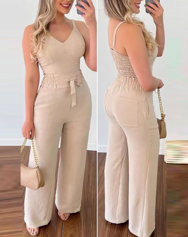 Summer Sexy Backless Brace Lace High Waist Suits