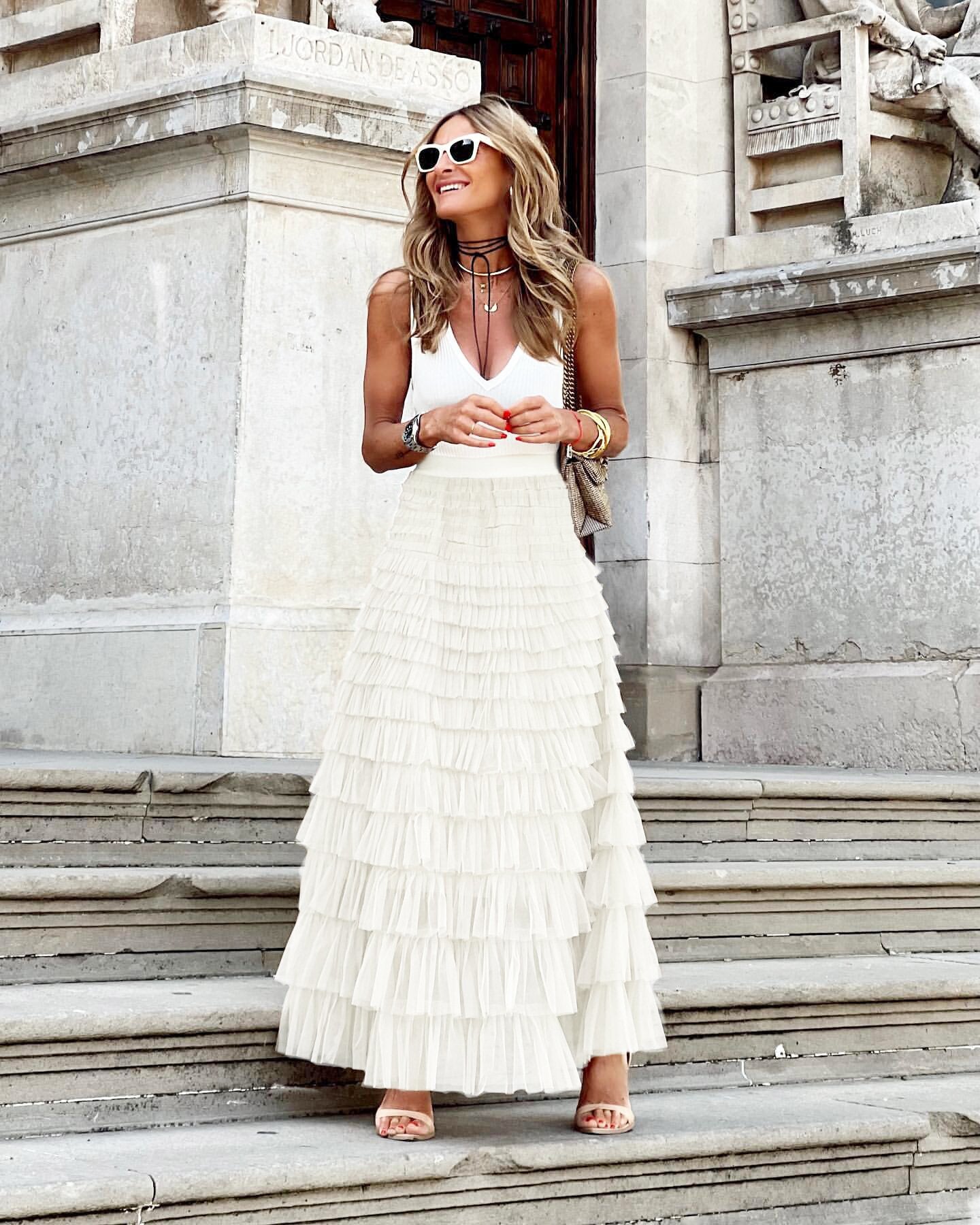 Women's Cool Summer Fashion Mesh Tiered Skirts