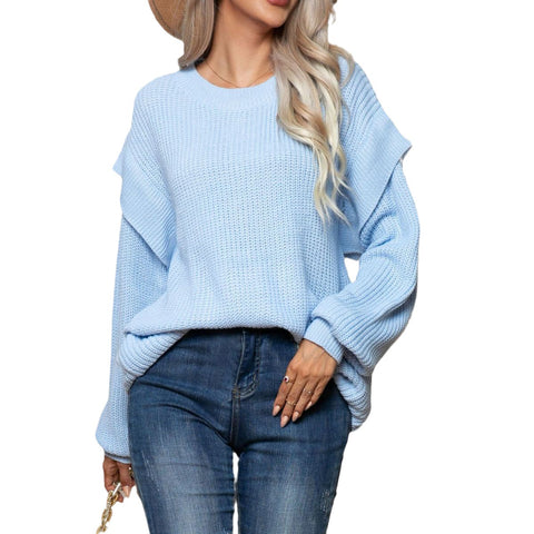 Women's Cool Loose Knitted Independent Column Sweaters