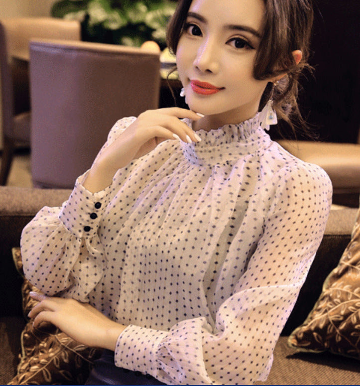 Classy Trendy Spring Wear Lace Shirt Tops