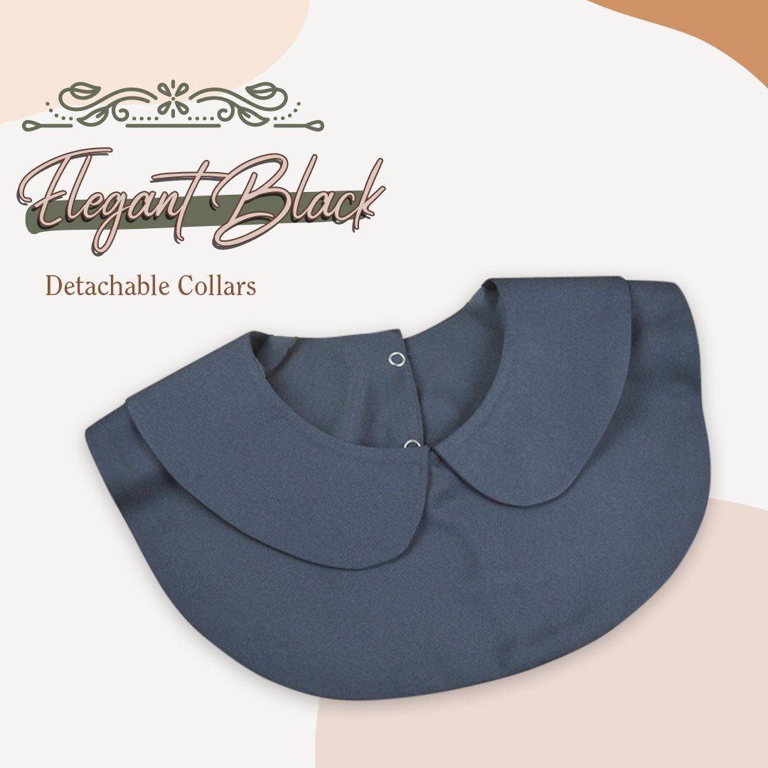 Stylish Blouse Detachable Lace Collar